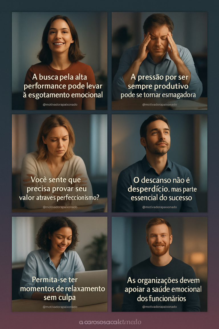 Leia mais sobre o artigo Alta Performance, Perfeccionismo e o Desgaste Emocional: Como Equilibrar Produtividade e Saúde Mental