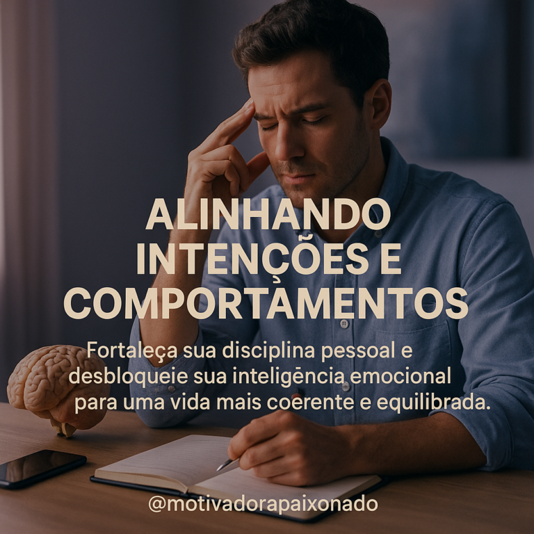 Leia mais sobre o artigo Como Alinhar Comportamento com Intenção Real e Fortalecer Seu Autocontrole