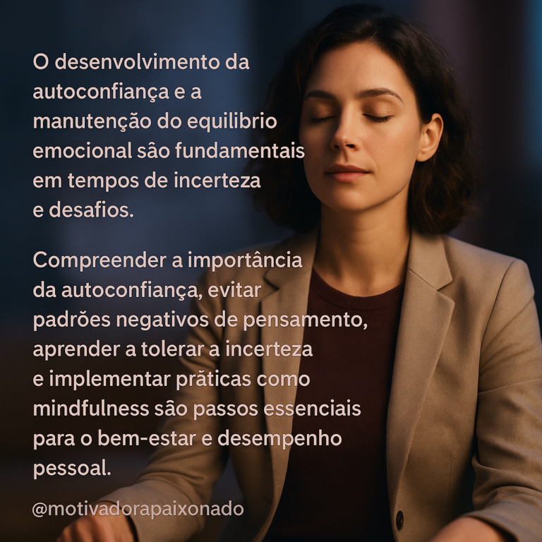Leia mais sobre o artigo Como desenvolver a autoconfiança e manter o equilíbrio emocional em tempos desafiadores