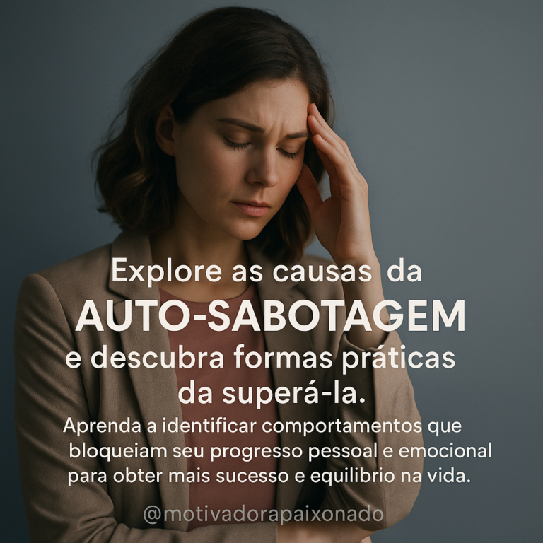 Leia mais sobre o artigo Como Enfrentar a Auto-Sabotagem e Reconquistar o Controle da Sua Vida