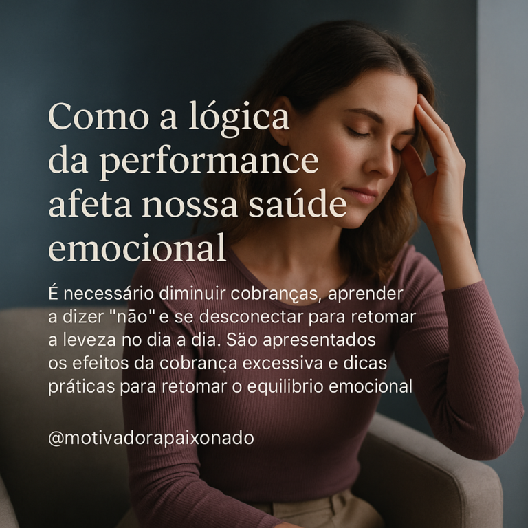 Leia mais sobre o artigo A importância de reduzir a cobrança, aprender a dizer “não” e desconectar para viver com mais leveza