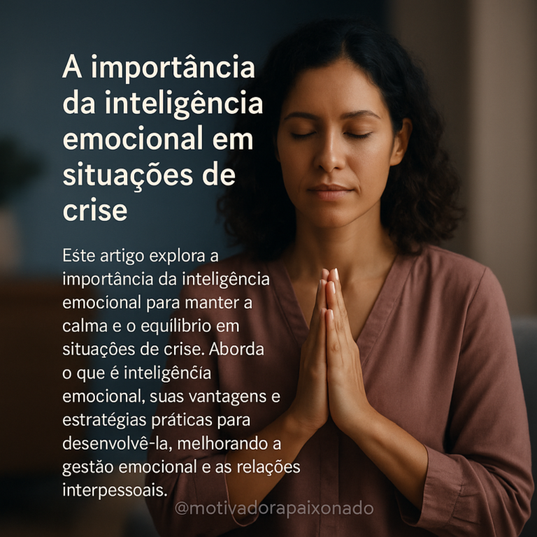 Leia mais sobre o artigo Inteligência Emocional: A Chave para Manter a Calma em Situações de Crise
