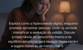 O Paradoxo da Conectividade na Era Digital