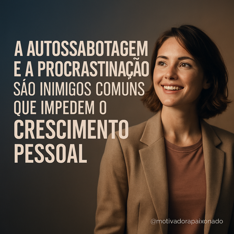 Leia mais sobre o artigo Autossabotagem e Procrastinação: Como Vencer o Inimigo Interno que Freia Seu Crescimento