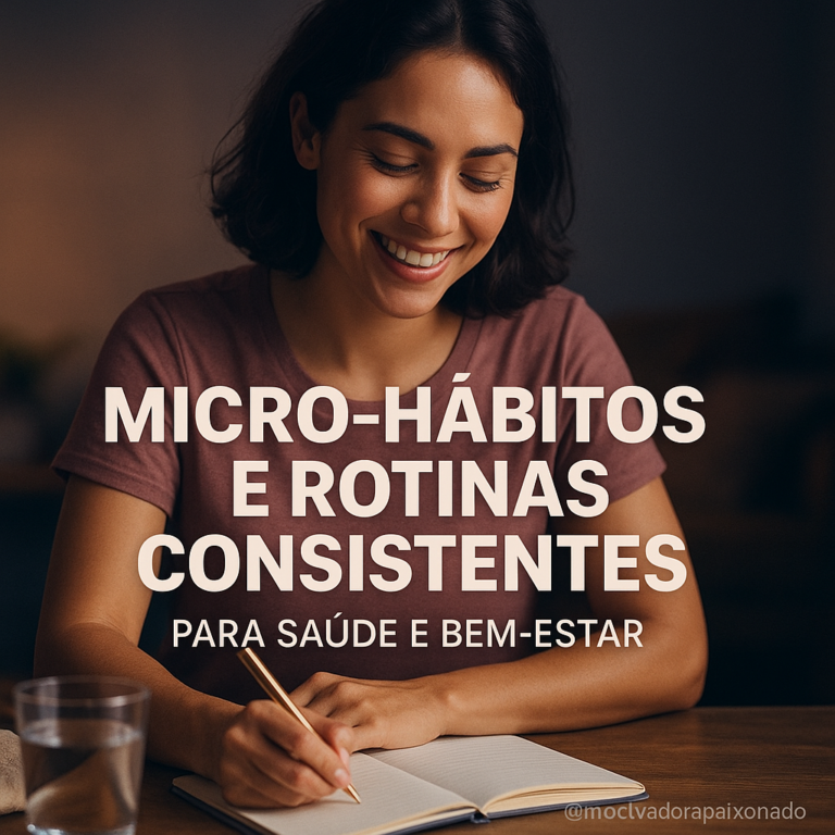 Leia mais sobre o artigo Micro-hábitos e Rotinas Consistentes: O Caminho para uma Vida Saudável e Plena